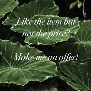 Make me an offer!